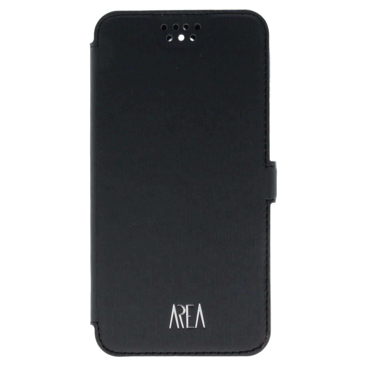 AREA Custodia cover a libro per Huawei Y5 II Area Bookcase trasparente e nero